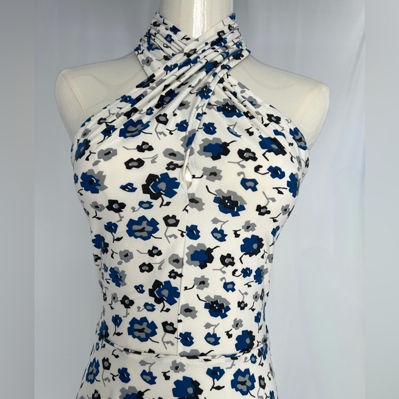 FREE PEOPLE - Floral High Neck Criss-Cross Dress - Picture 3 of 12